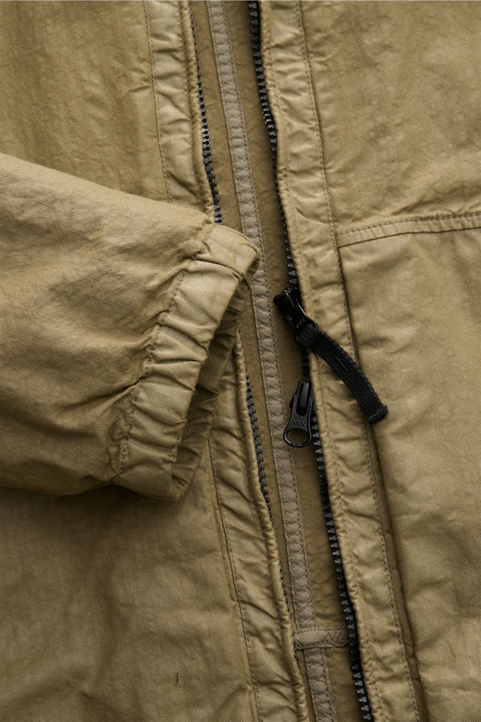 Stone Island Jacket 'Organic-Look Nylon Panama-TC' ie - Olive