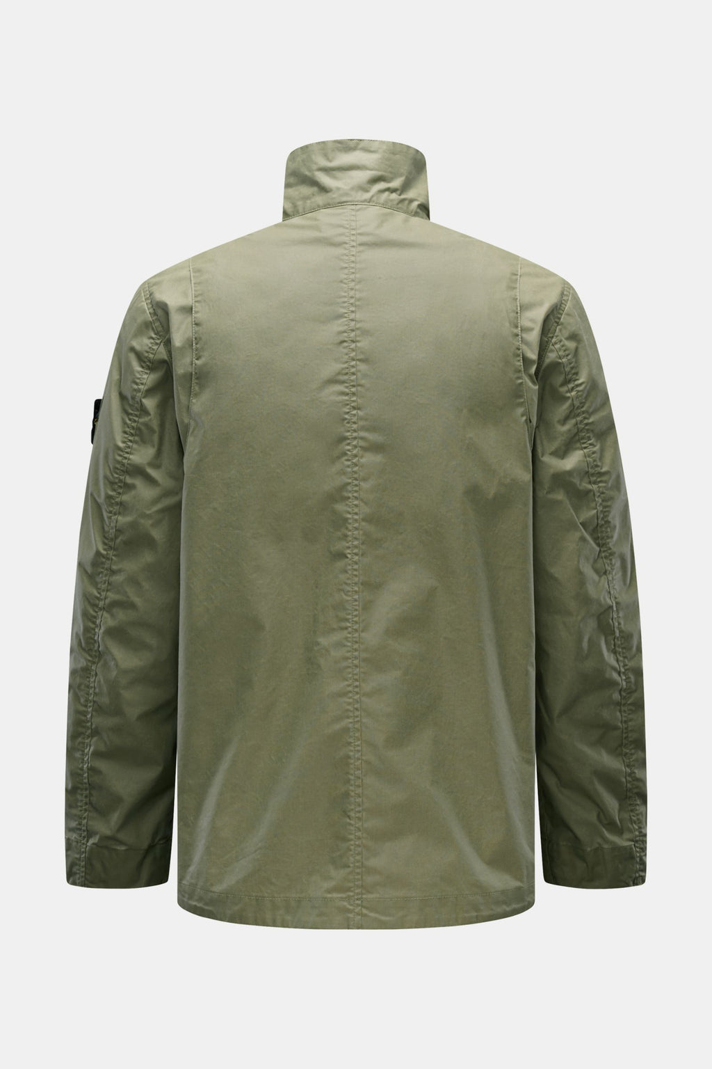 Stone Island Waxed jacket 'Waxed Pigment Cotton Tela' - olive