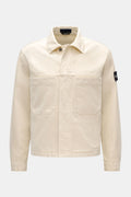 Stone Island Denim jacket 'Light Bull Denim-TC' - cream