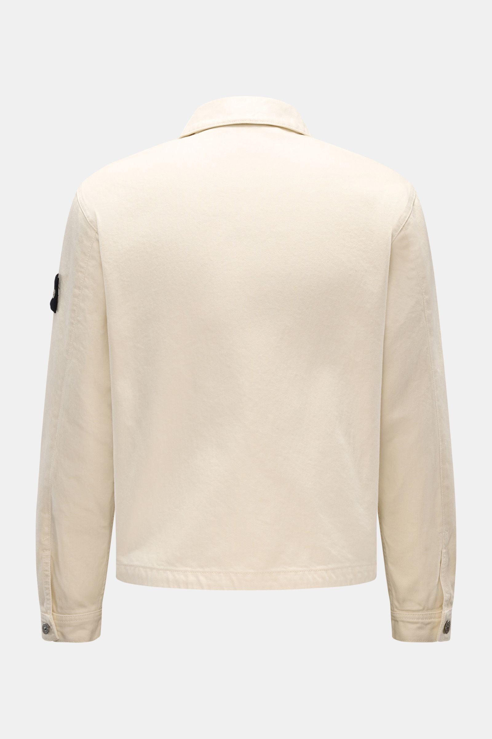 Stone Island Denim jacket 'Light Bull Denim-TC' - cream