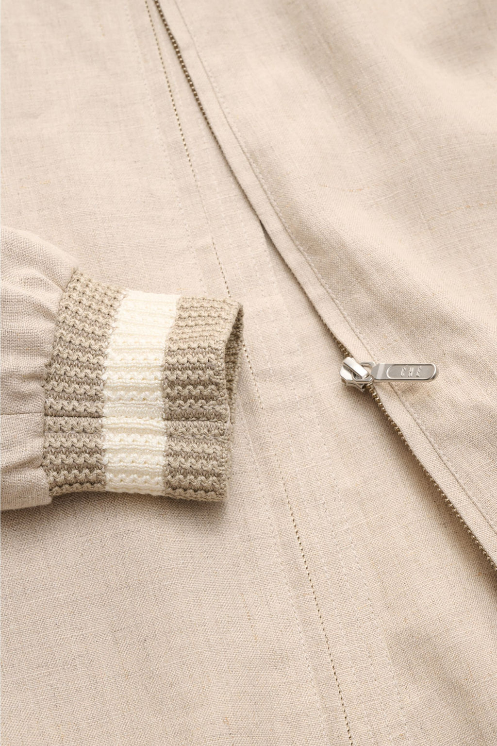 Ché Blouson 'Benito' - beige mottled