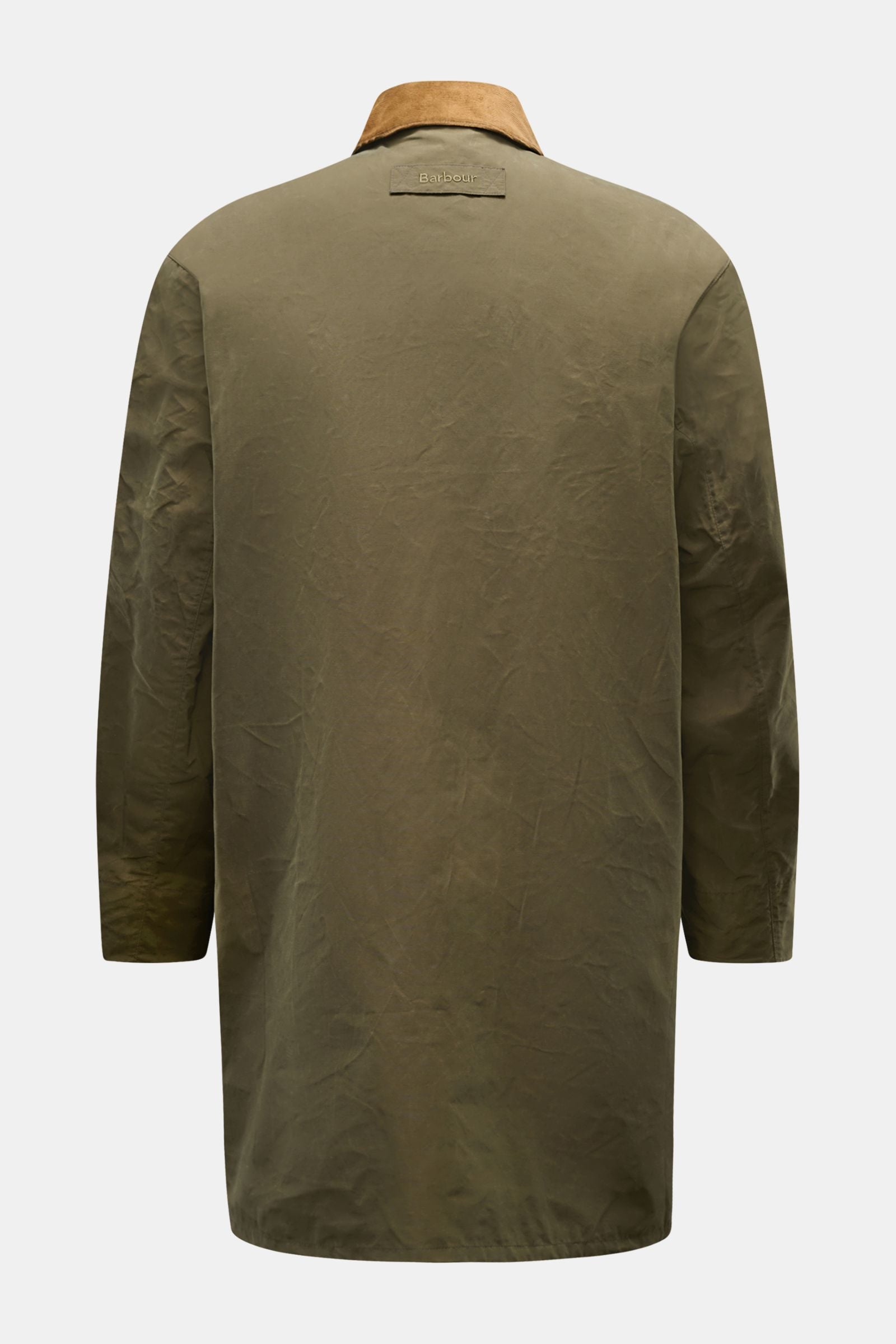 Barbour Waxed jacket 'Icons Border Casual' - olive