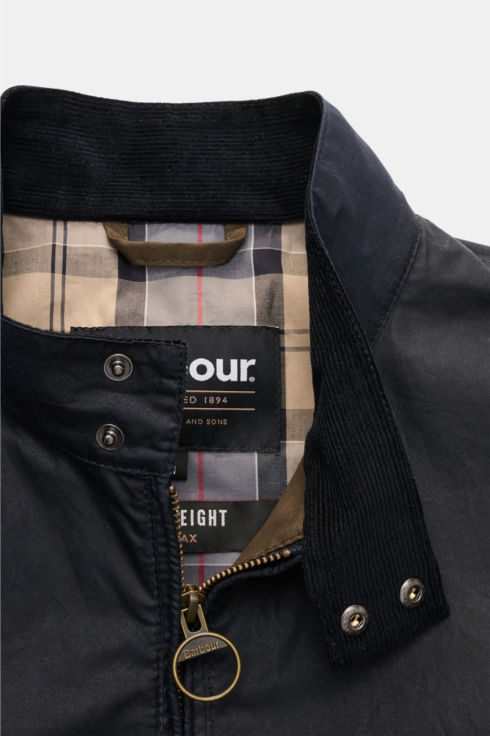 Barbour Waxed blouson 'Royston' dark - Dark navy