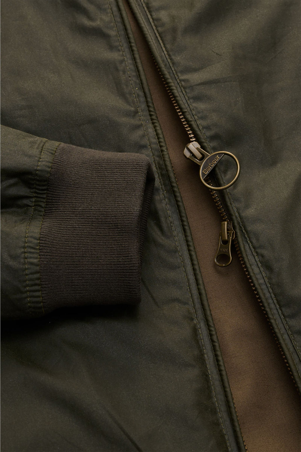 Barbour Waxed blouson 'Royston' dark - Dark olive