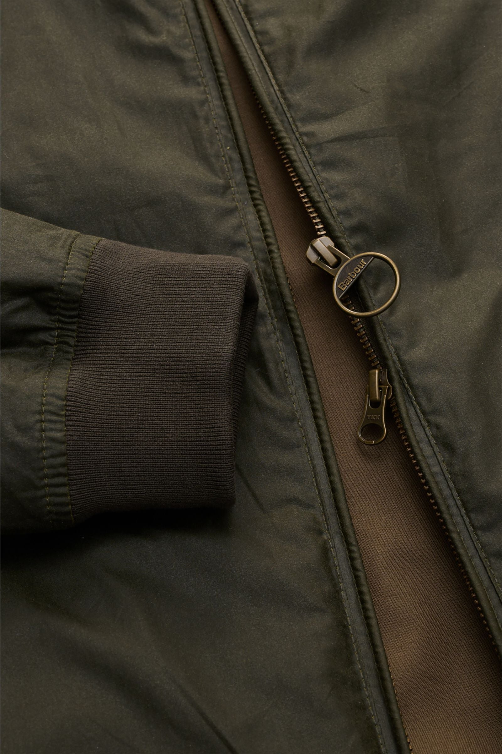 Barbour Waxed blouson 'Royston' dark - Dark olive