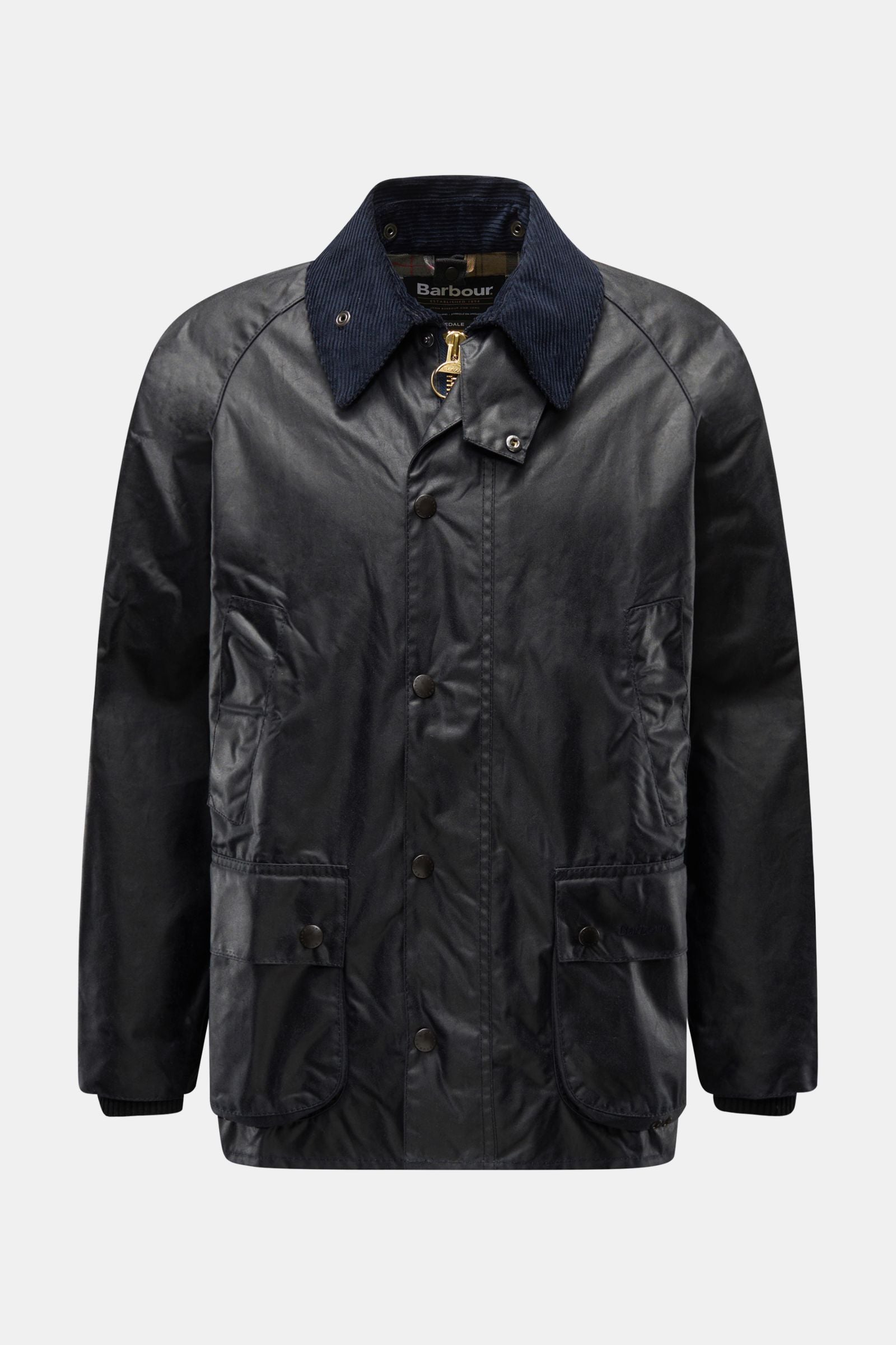 Barbour Waxed jacket 'Bedale' dark - Dark navy