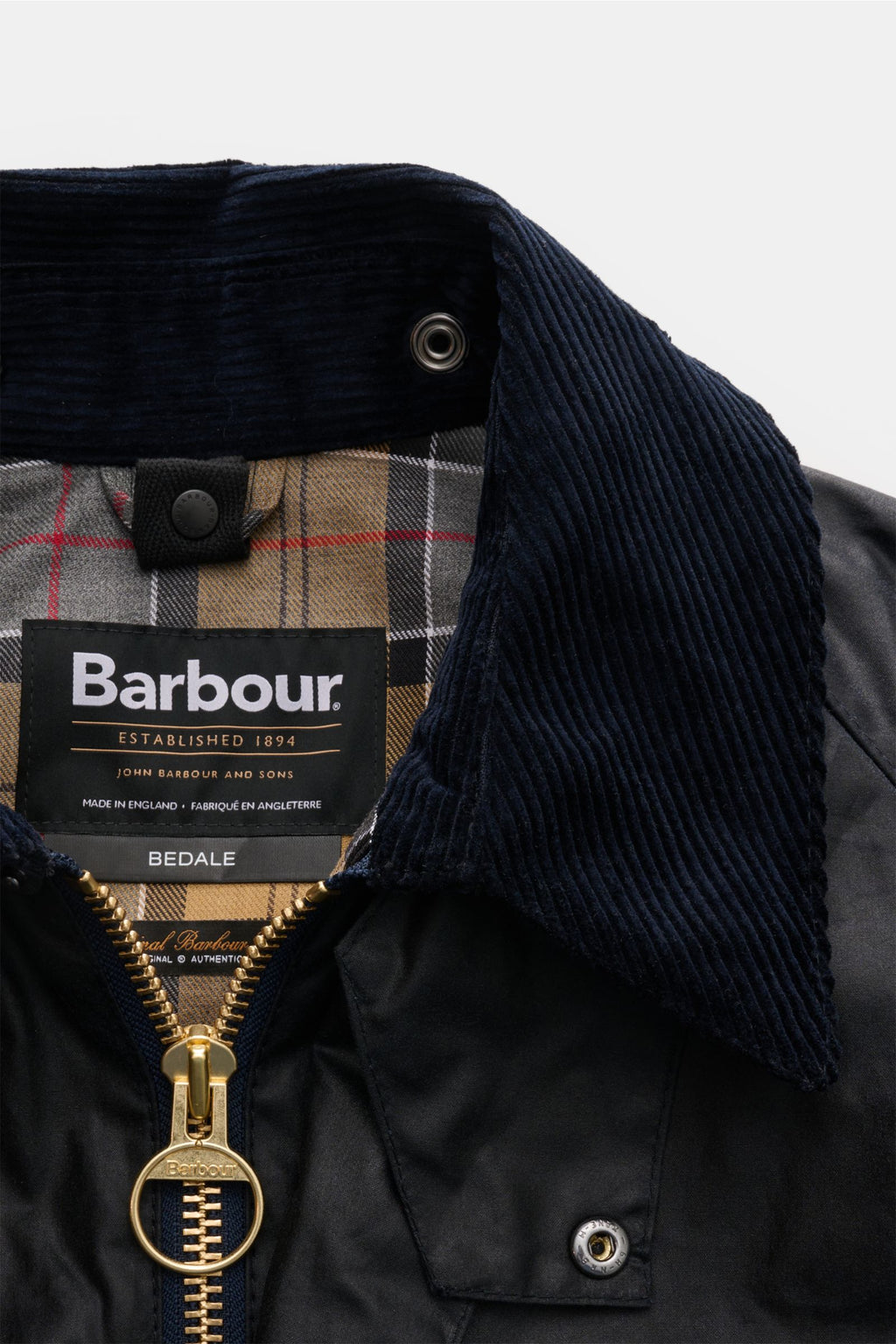 Barbour Waxed jacket 'Bedale' dark - Dark navy