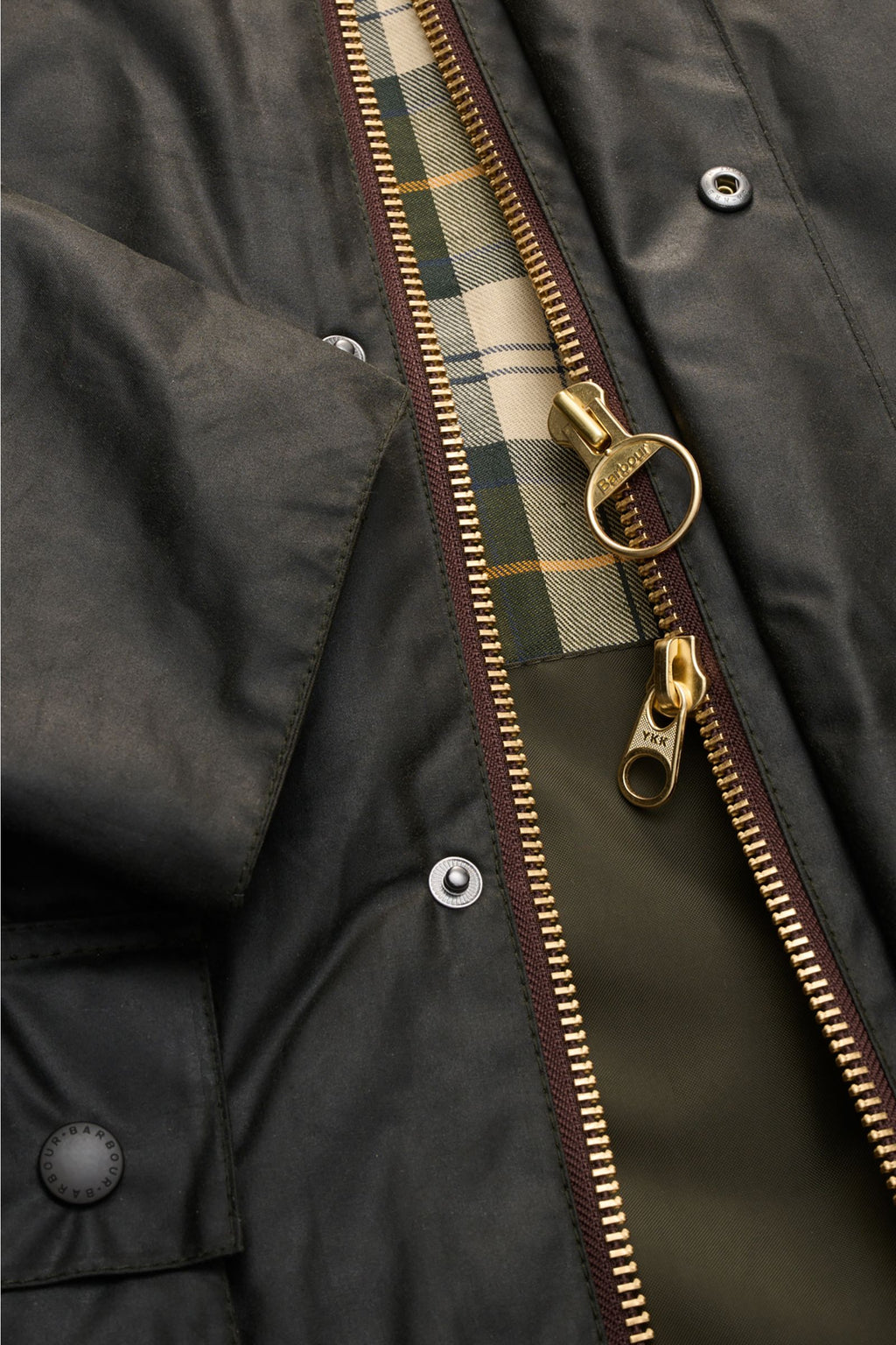 Barbour Waxed jacket 'Bedale' dark - Dark green