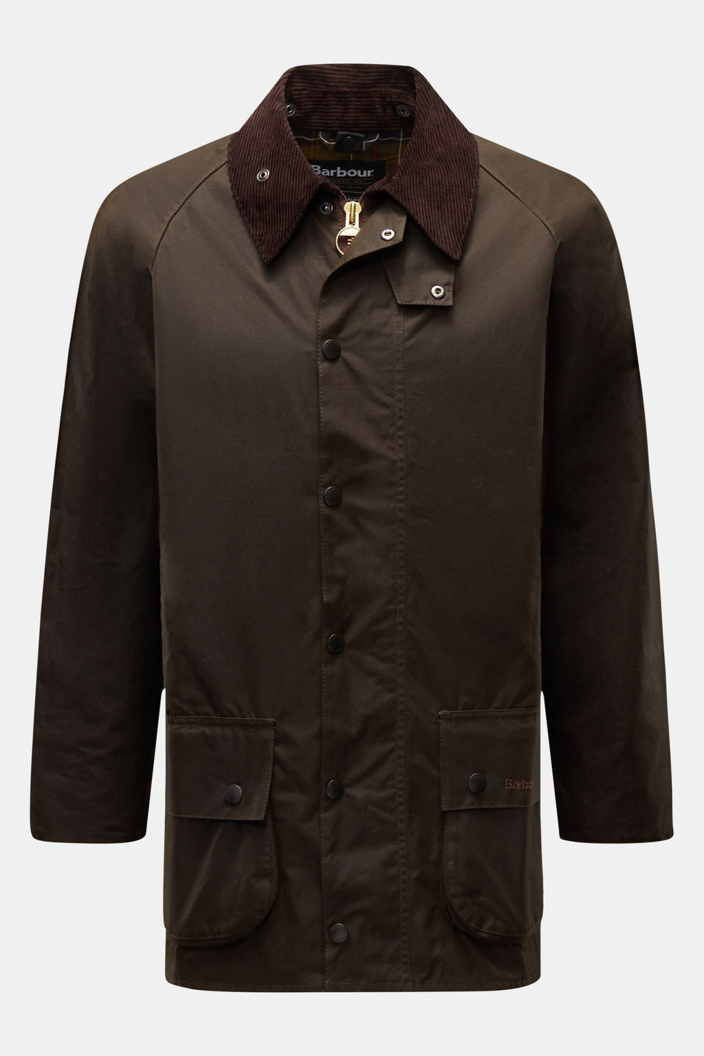 Barbour Waxed jacket 'Beaufort' dark - dark olive