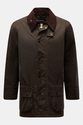 Barbour Waxed jacket 'Beaufort' dark - dark olive