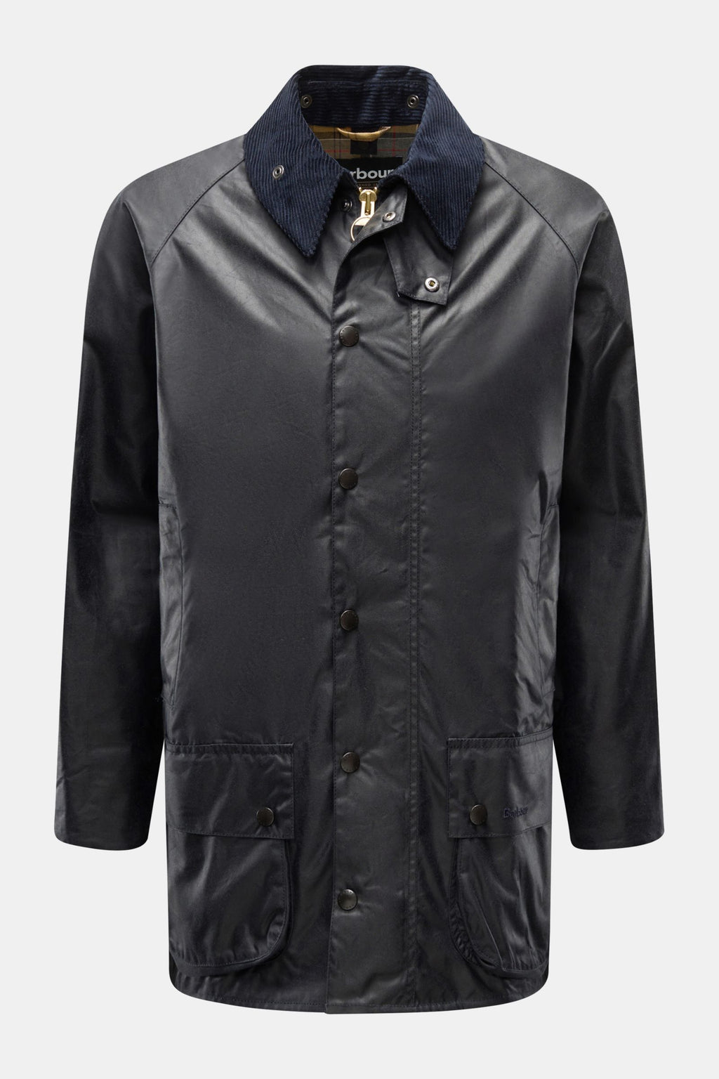 Barbour Waxed jacket 'Beaufort' - dark navy