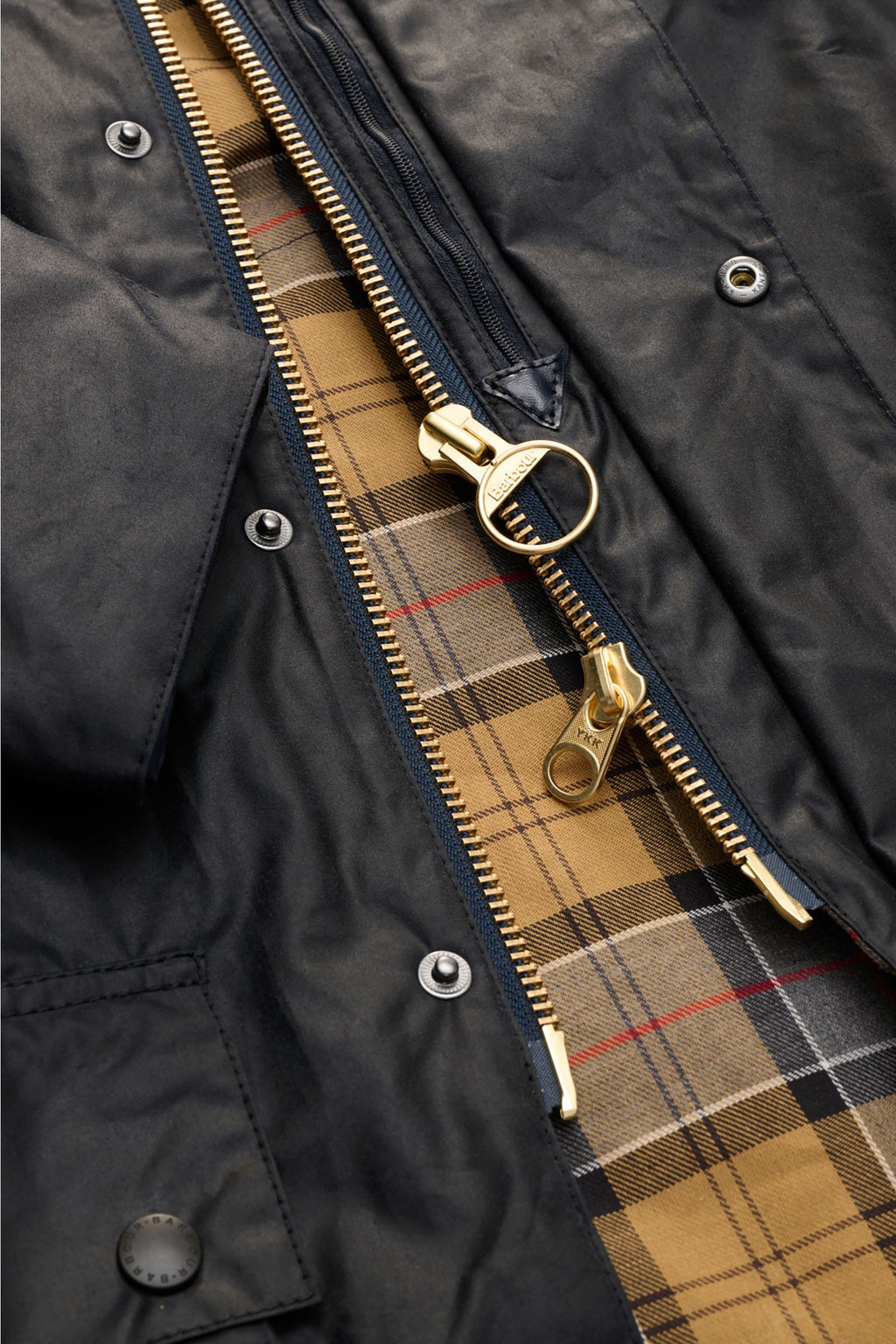 Barbour Waxed jacket 'Beaufort' - dark navy