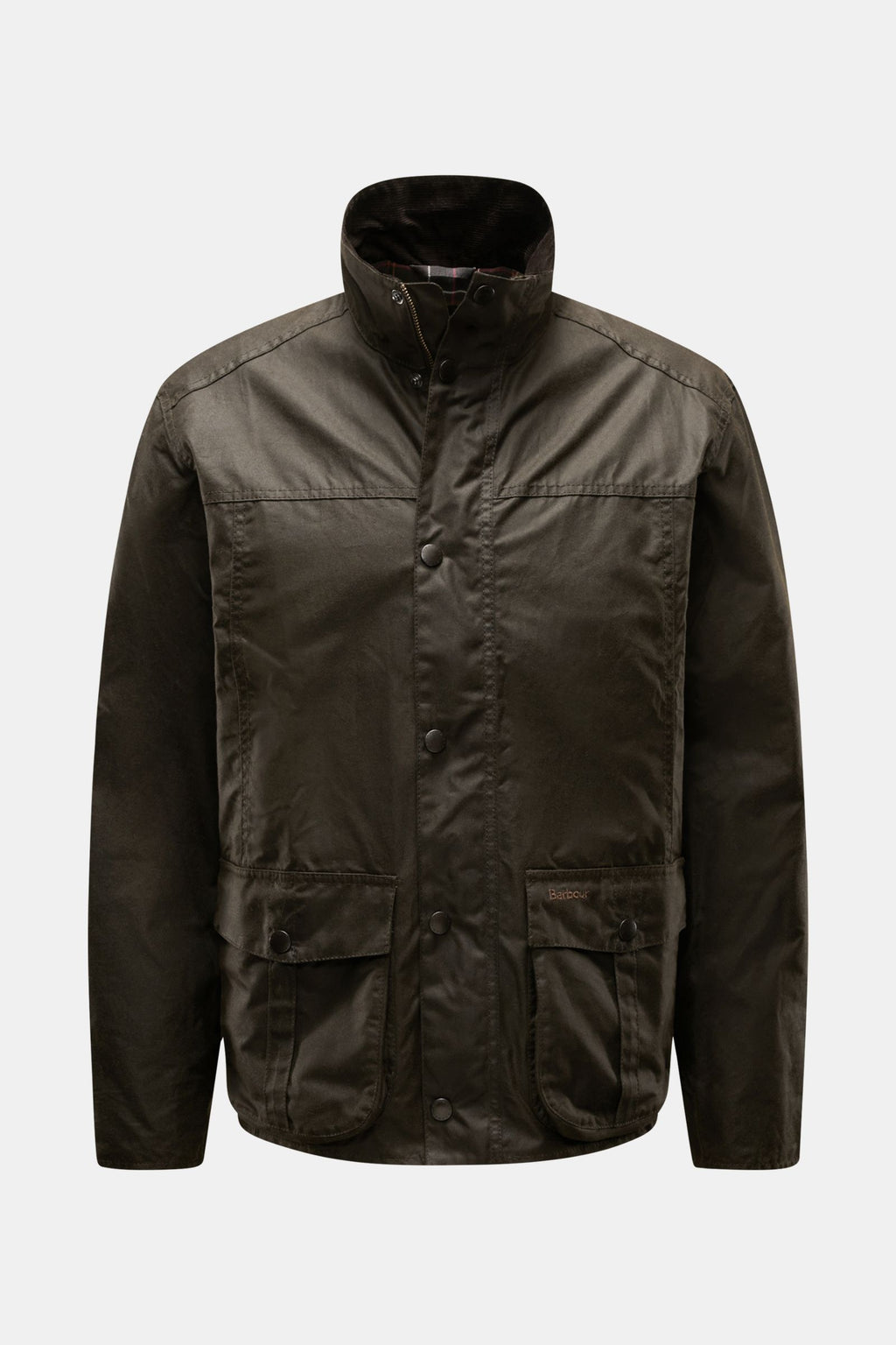 Barbour Waxed jacket 'Sander' - dark olive