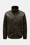 Barbour Waxed jacket 'Sander' - dark olive
