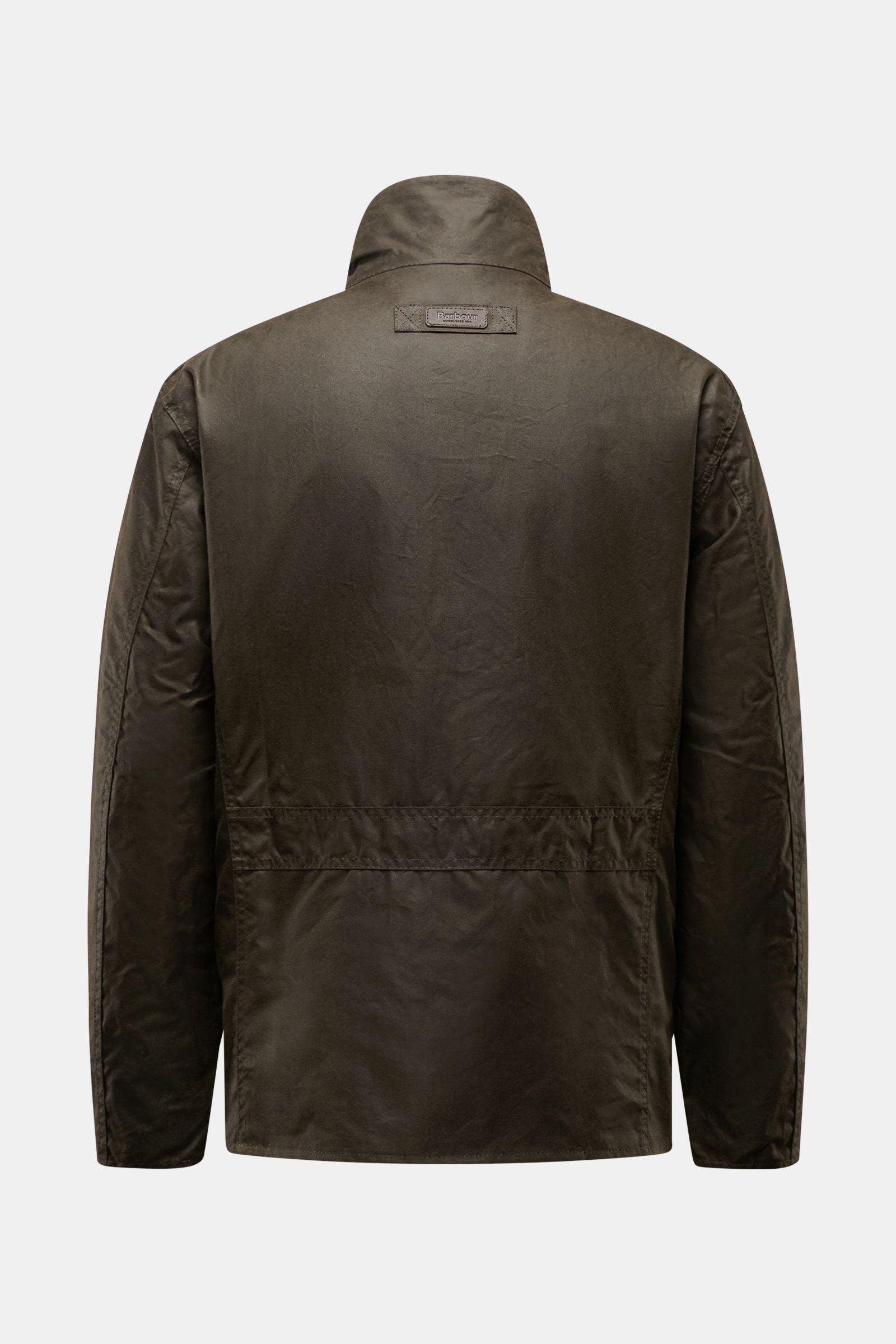 Barbour Waxed jacket 'Sander' - dark olive