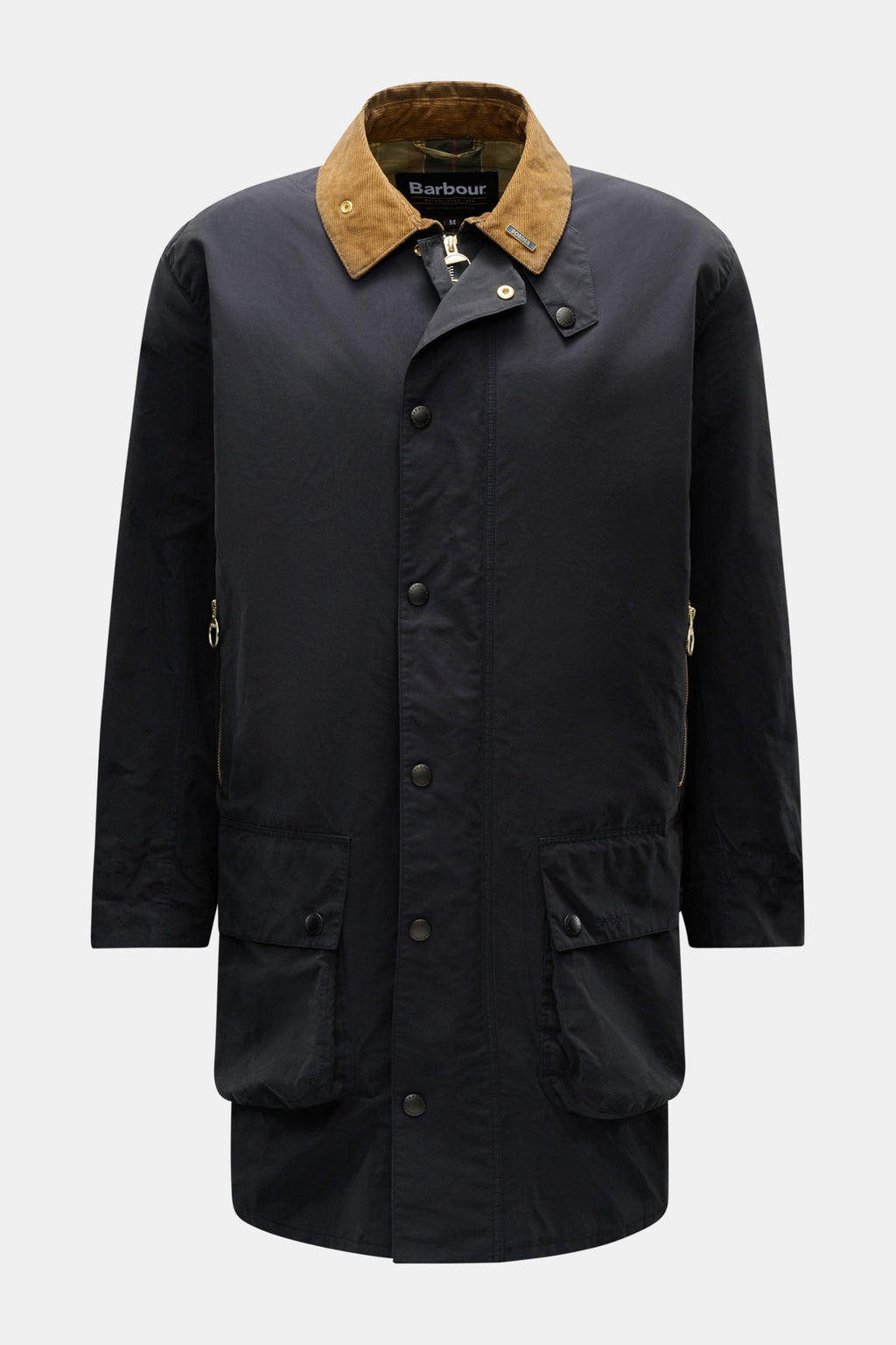 Barbour Parka 'Icons Border' - dark navy