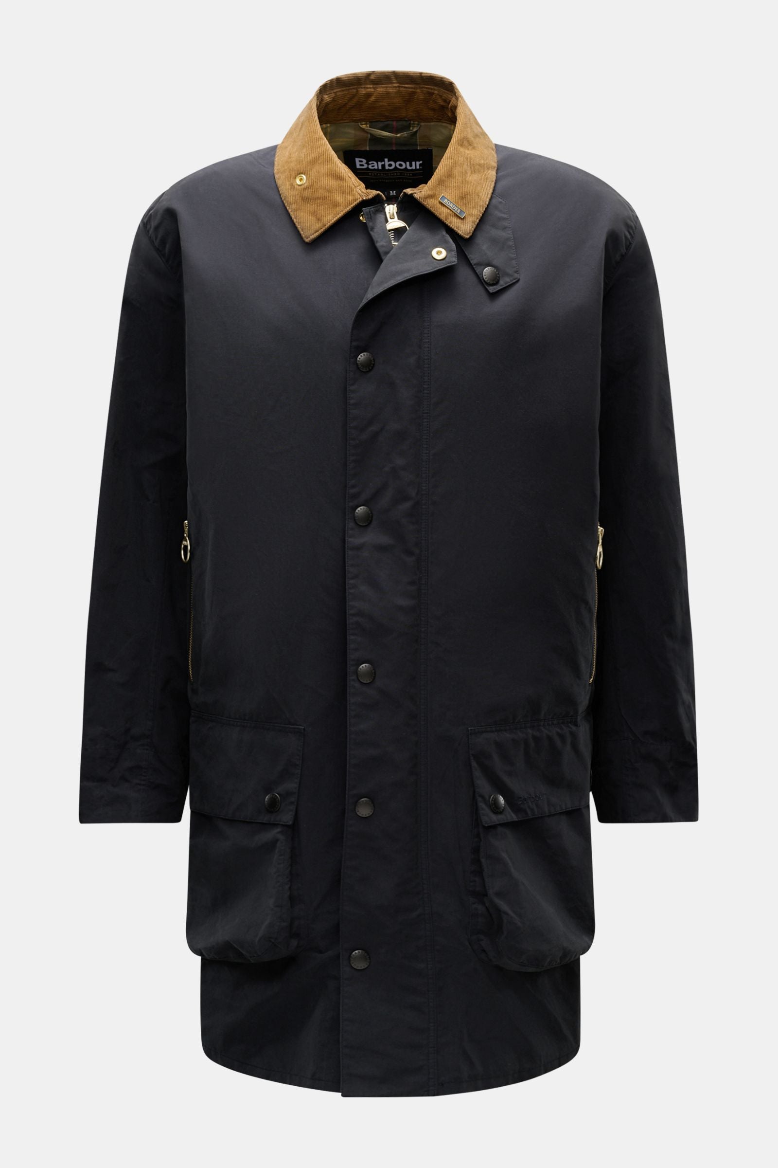 Barbour Parka 'Icons Border' - dark navy