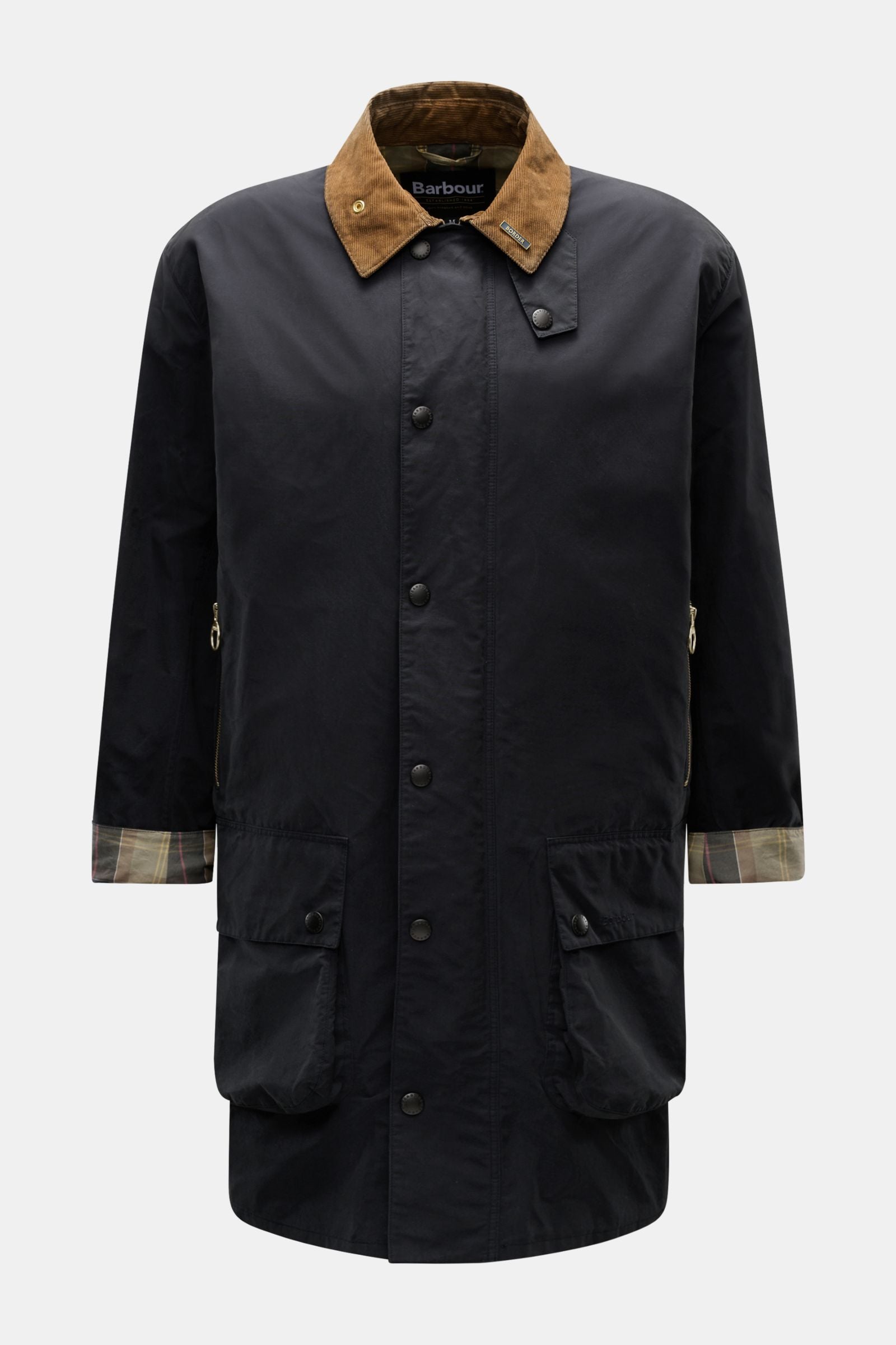 Barbour Parka 'Icons Border' - dark navy