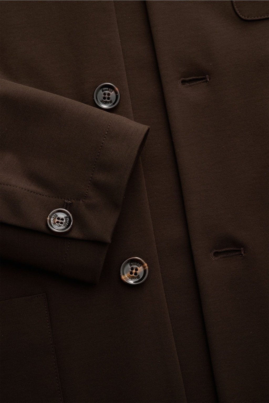Moorer Jersey jacket 'Keaton' - dark brown