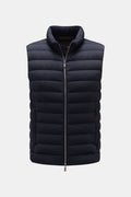 Moorer Down gilet 'Calaf' - navy