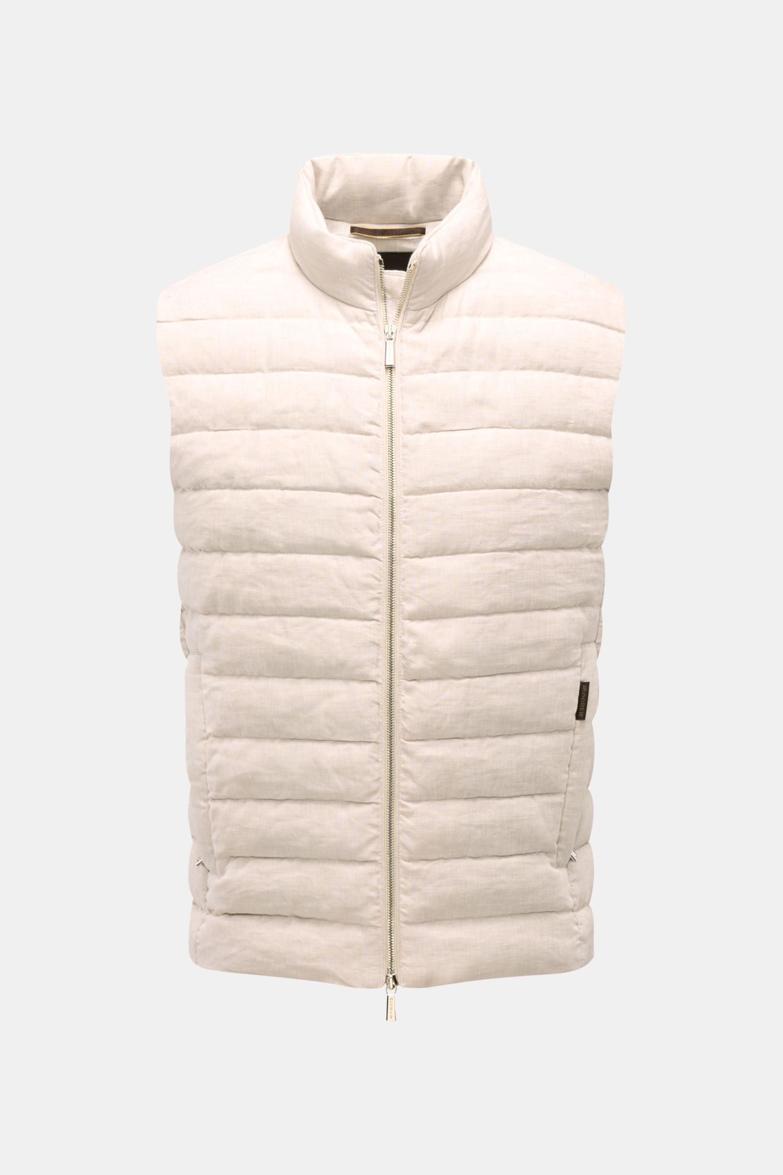 Moorer Down gilet 'Calaf' - Beige