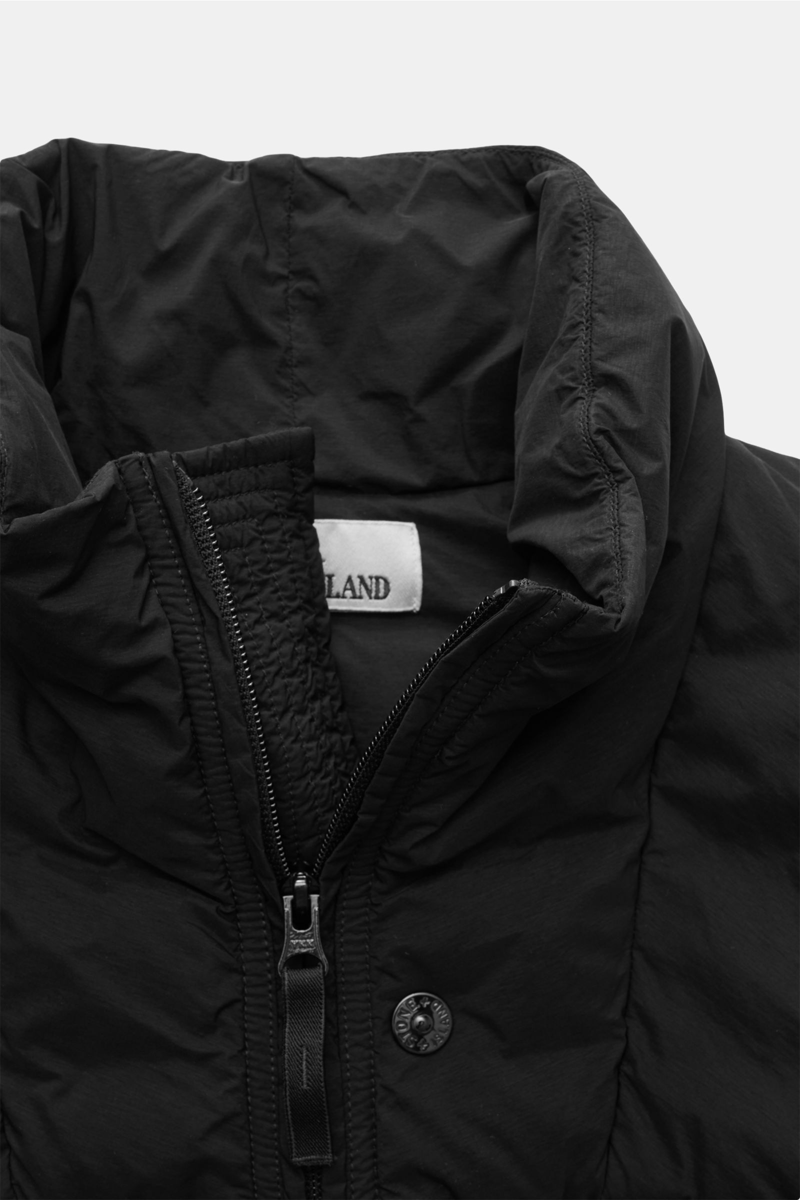 Stone Island Down gilet 'Seamless Tunnel Nylon Down - Black