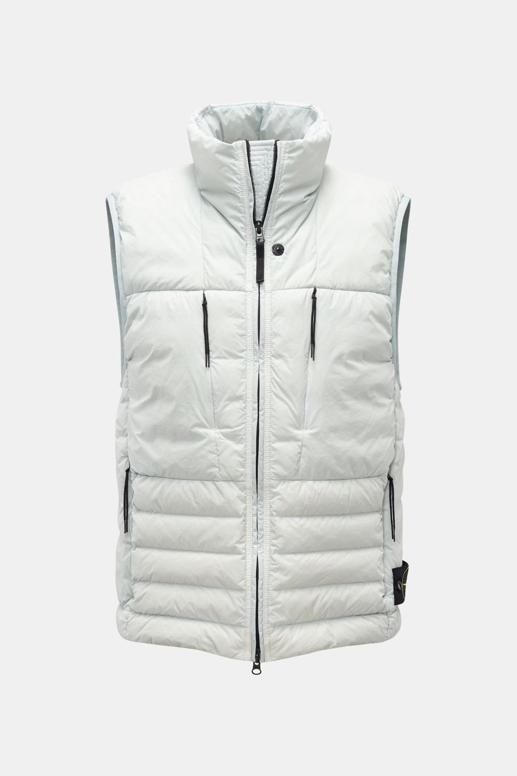 Stone Island Down gilet 'Seamless Tunnel Nylon Down - Light grey