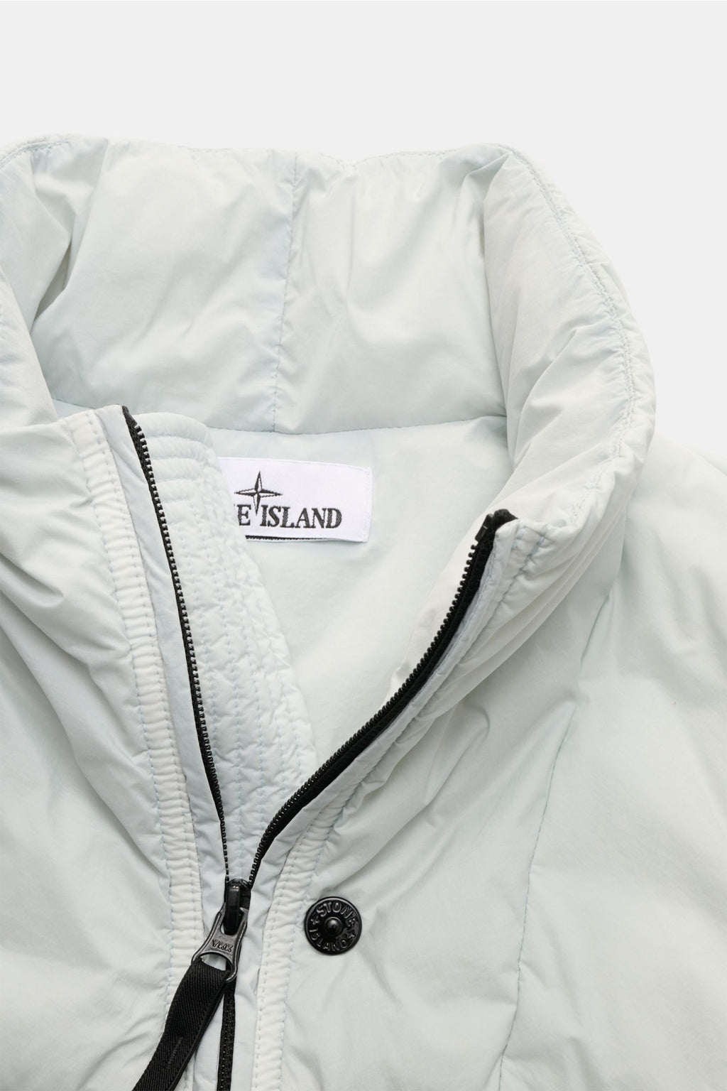 Stone Island Down gilet 'Seamless Tunnel Nylon Down - Light grey
