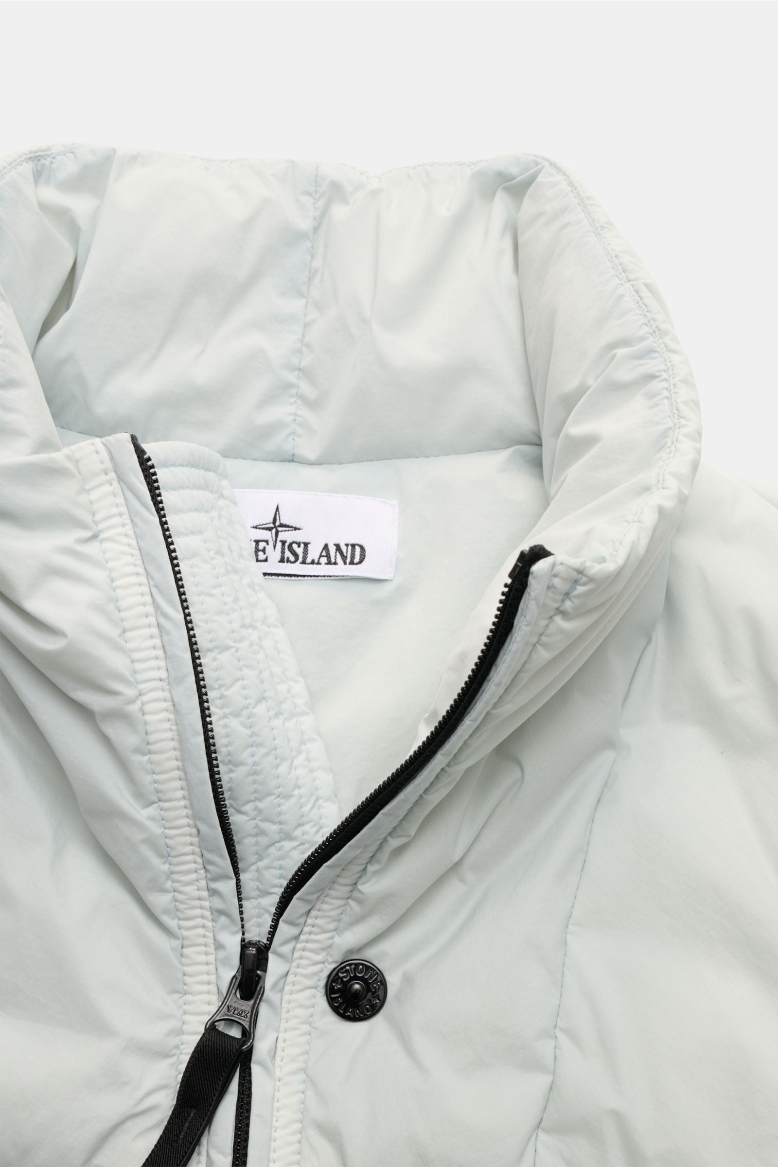 Stone Island Down gilet 'Seamless Tunnel Nylon Down - Light grey