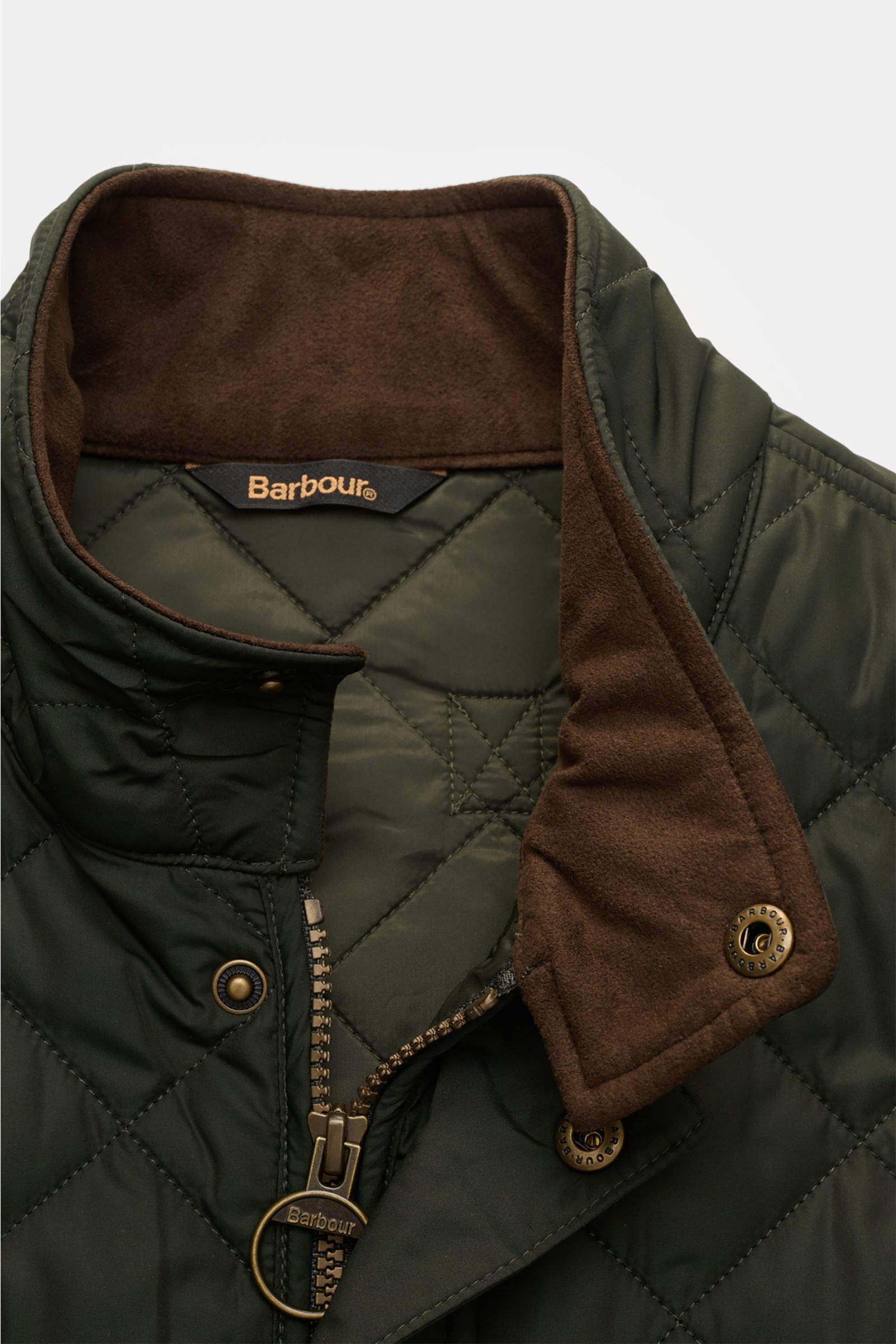 Barbour Quilted gilet 'New Lowerdale' dark - Dark green
