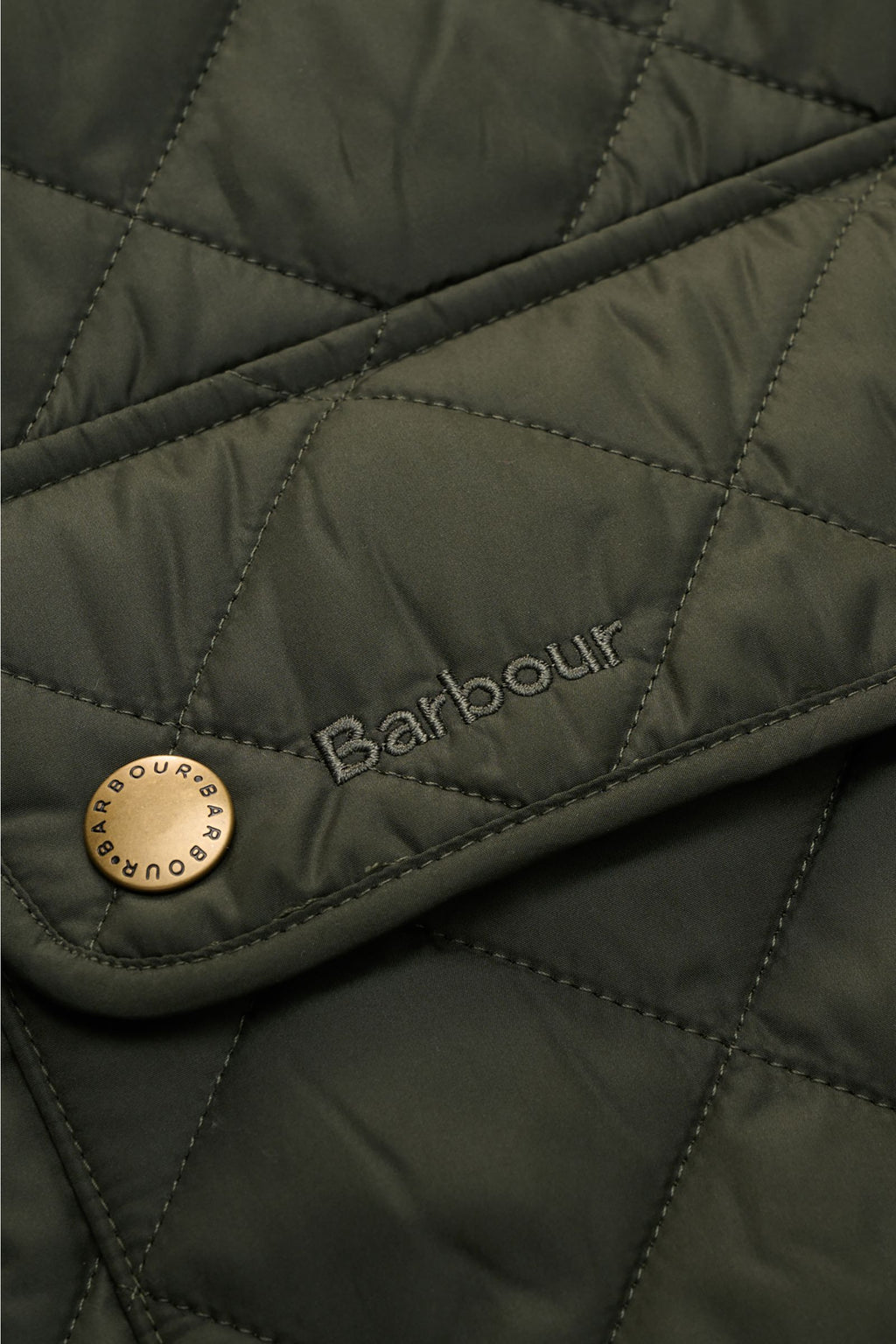 Barbour Quilted gilet 'New Lowerdale' dark - Dark green