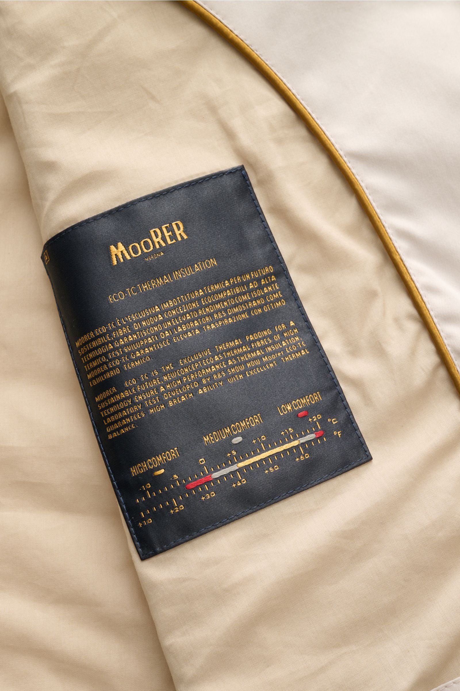 Moorer Outdoor gilet 'Senio-Si' - cream