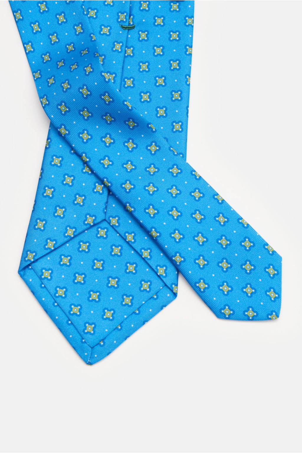 Borrelli Silk tie /t - Blue