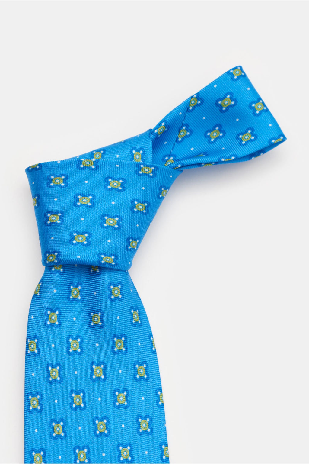 Borrelli Silk tie /t - Blue
