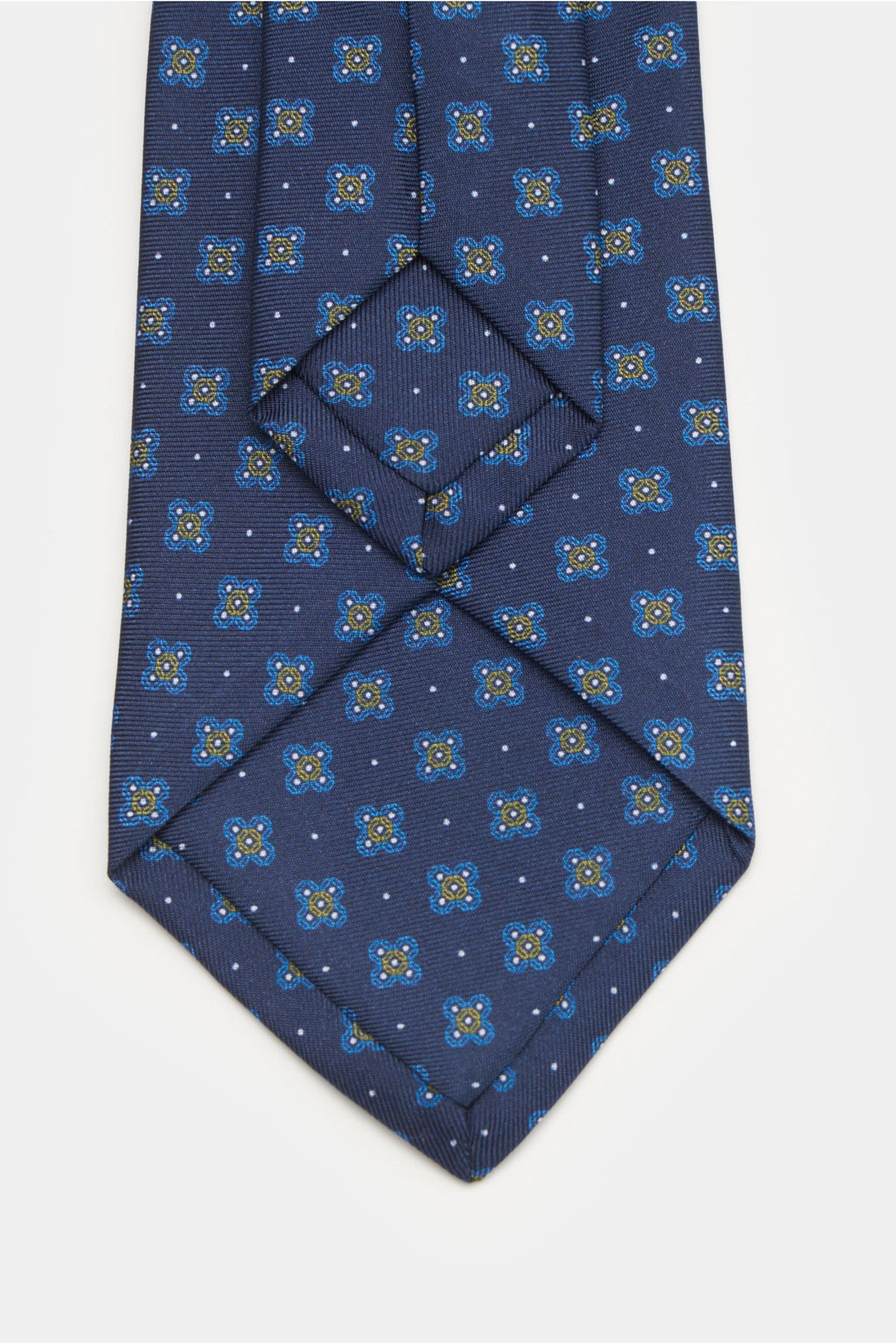 Borrelli Silk tie /t - Navy