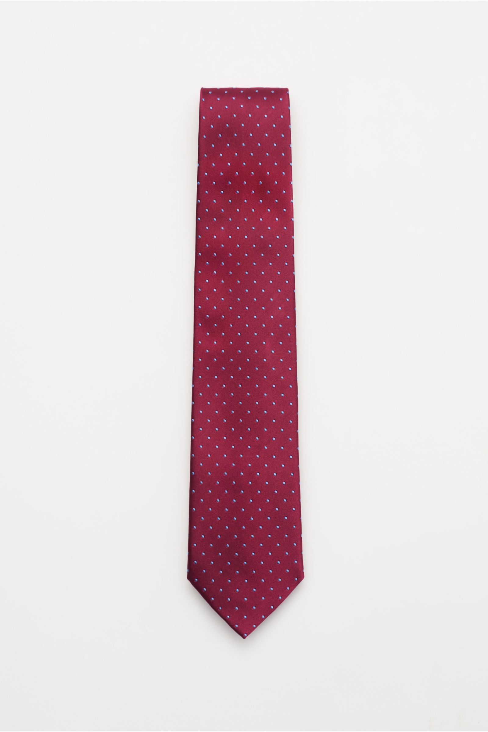 Bigi Silk tie 'Rio' - Burgundy
