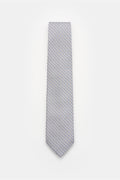 Bigi Silk tie 'Volga' grey// - Grey