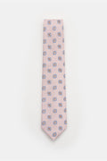 Bigi Silk tie 'Volga' - brown patterned