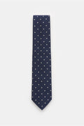 Bigi Silk tie 'Loira' - Navy