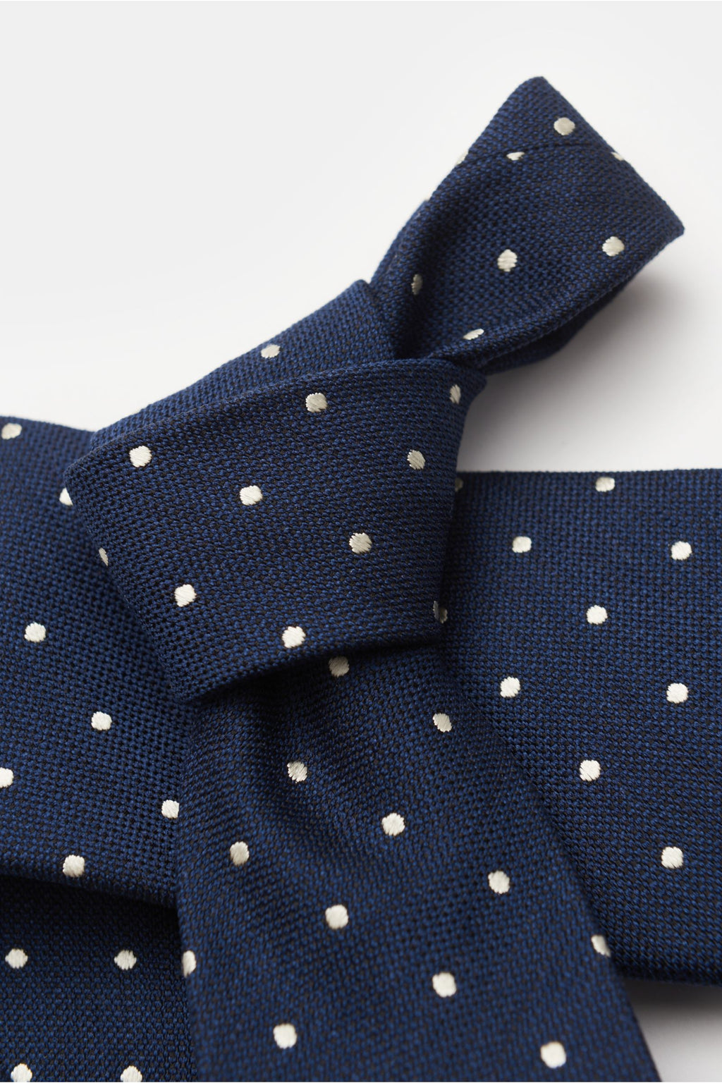 Bigi Silk tie 'Loira' - Navy