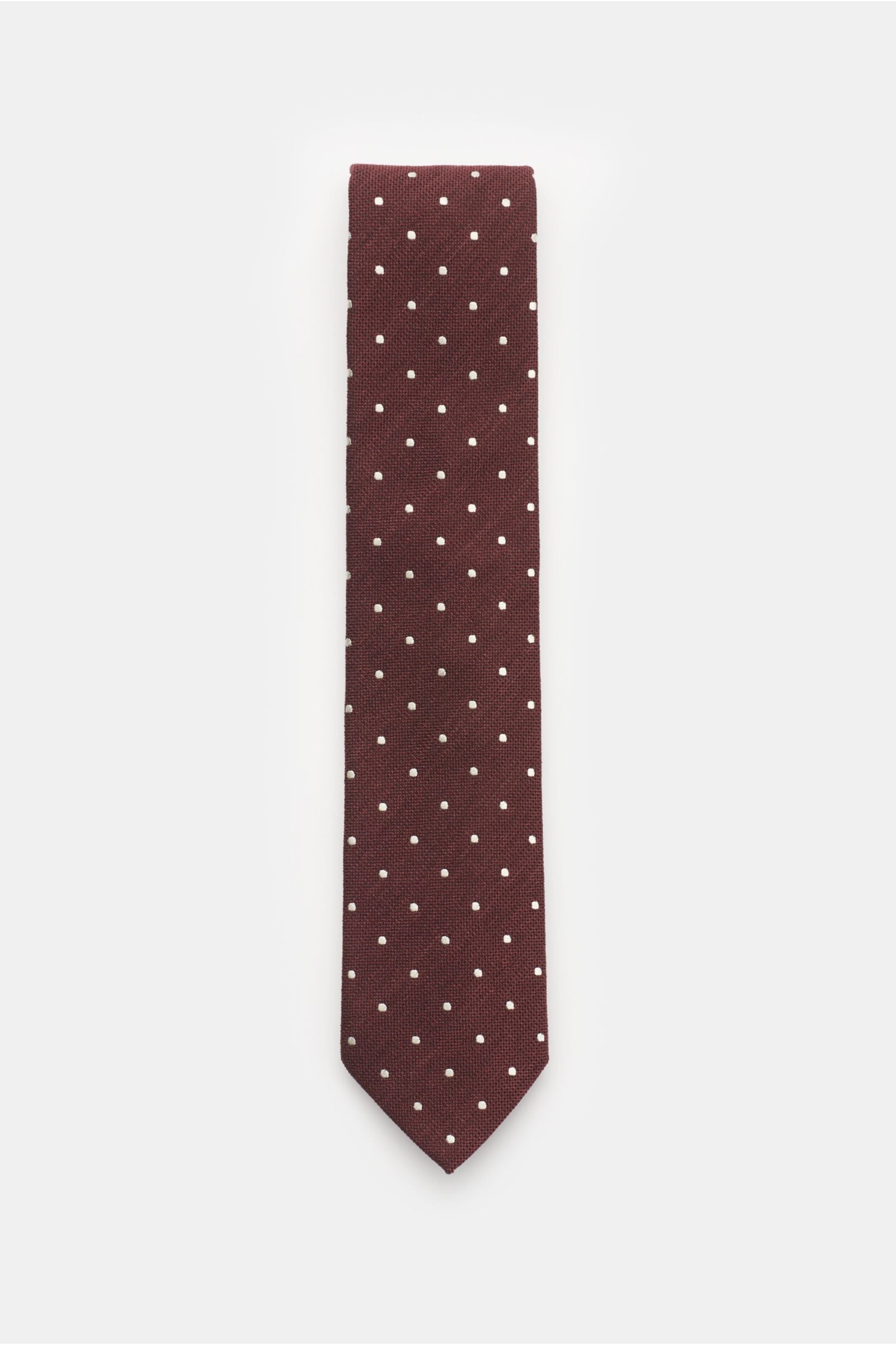Bigi Silk tie 'Loira' - Burgundy
