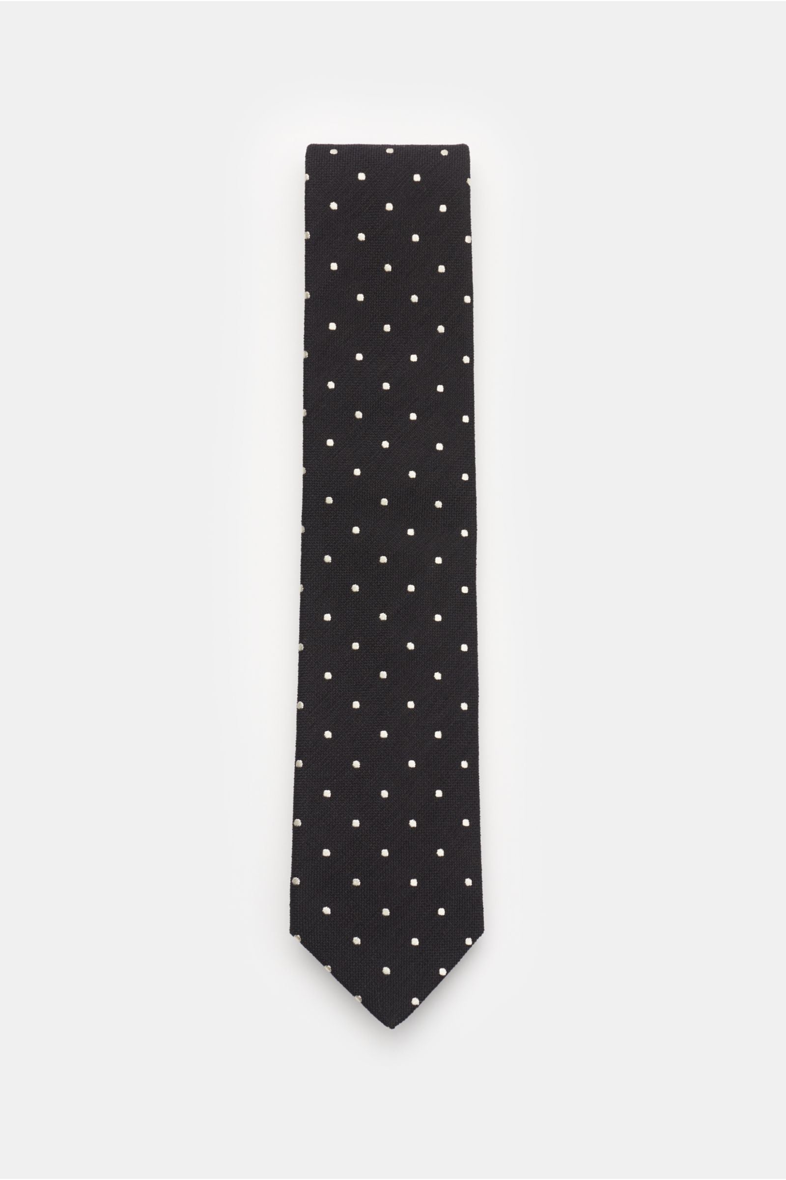 Bigi Silk tie 'Loira' - Black