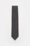 Bigi Wool tie 'Arno' - dark grey