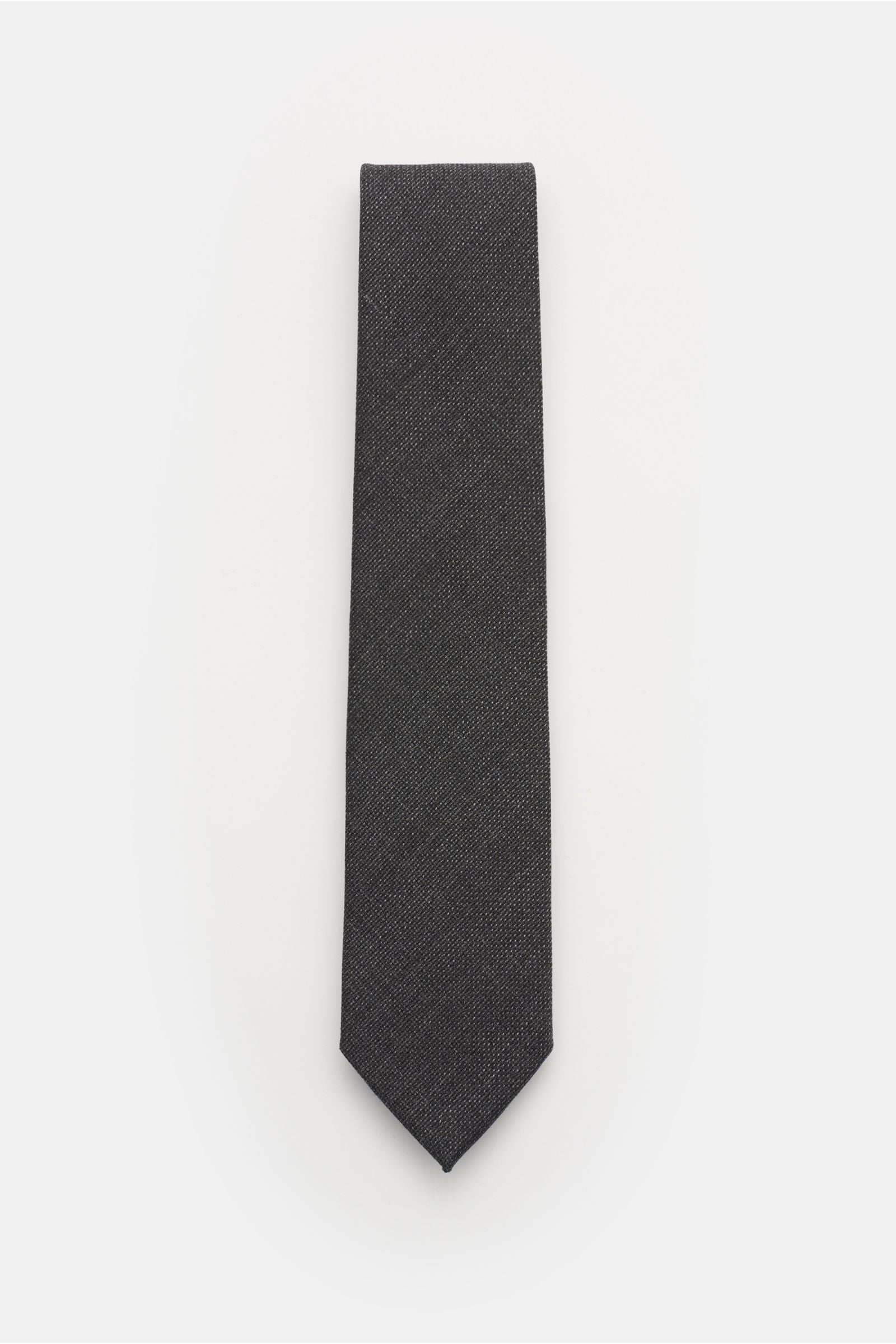 Bigi Wool tie 'Arno' - anthracite