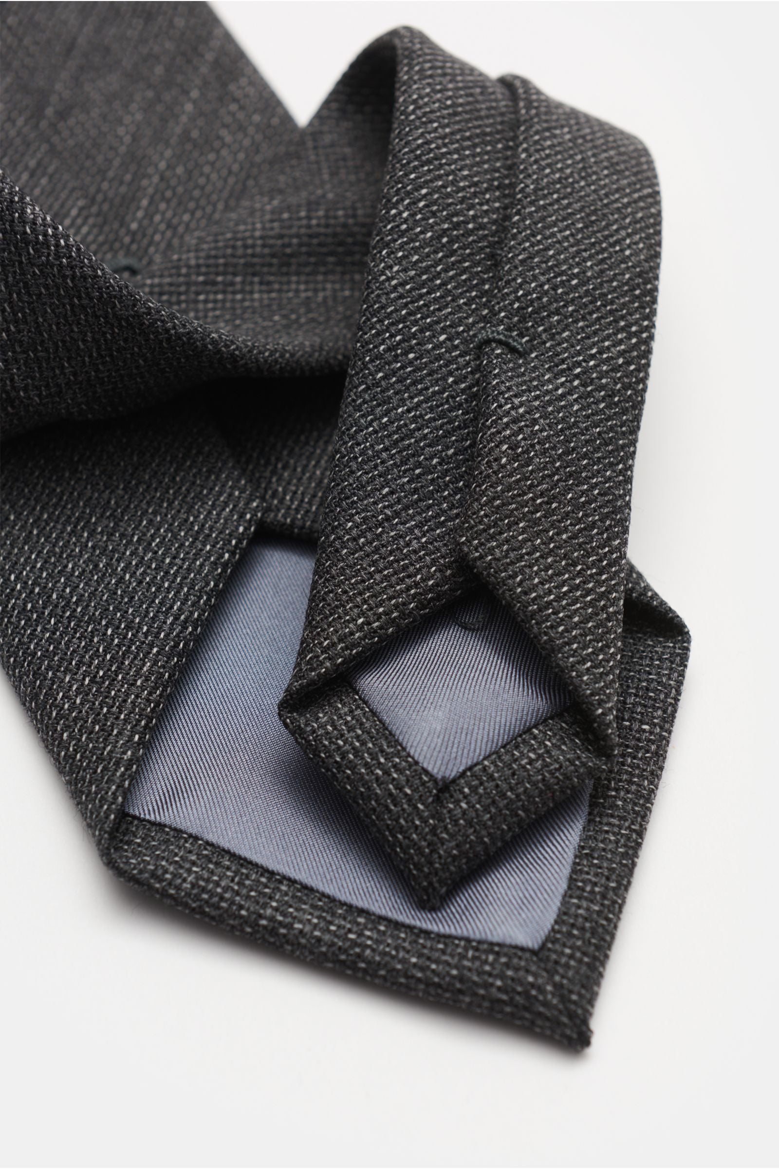 Bigi Wool tie 'Arno' - anthracite