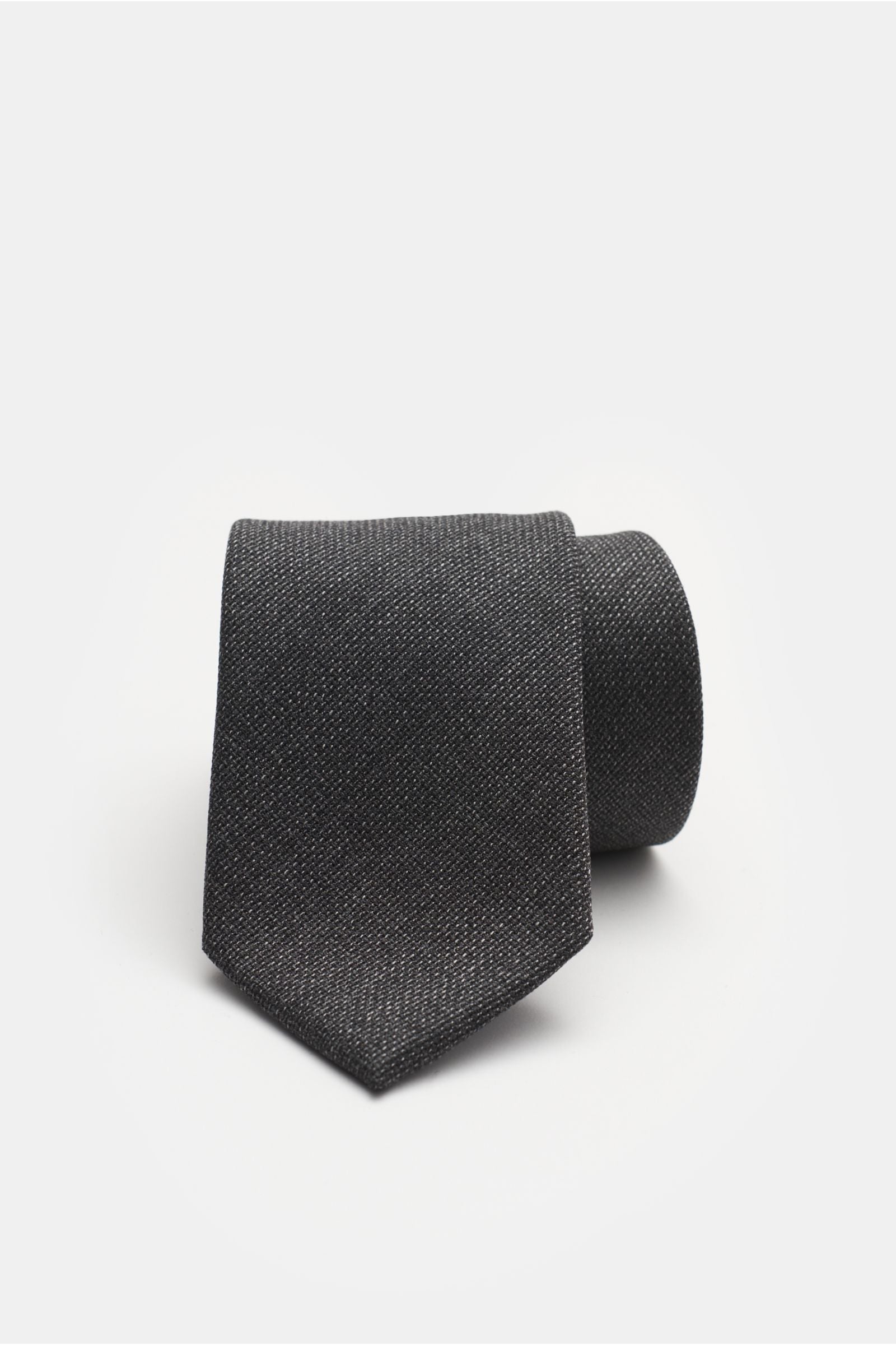 Bigi Wool tie 'Arno' - anthracite