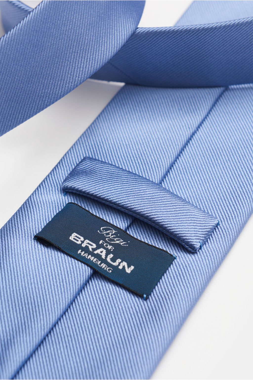 Bigi Silk tie 'Senna' - Blue