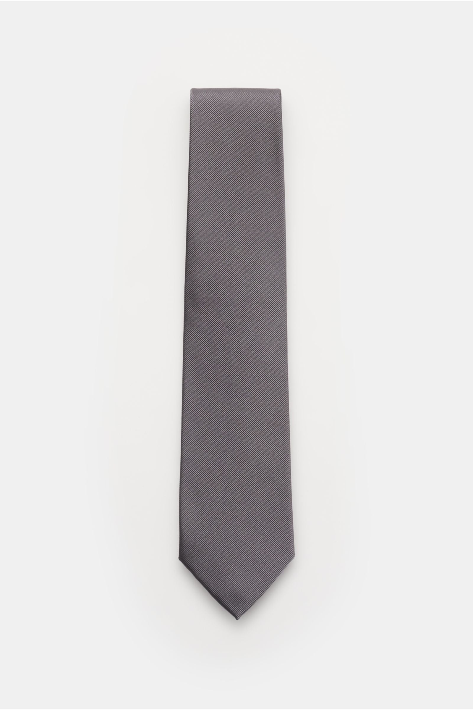 Bigi Silk tie 'Senna' - Grey