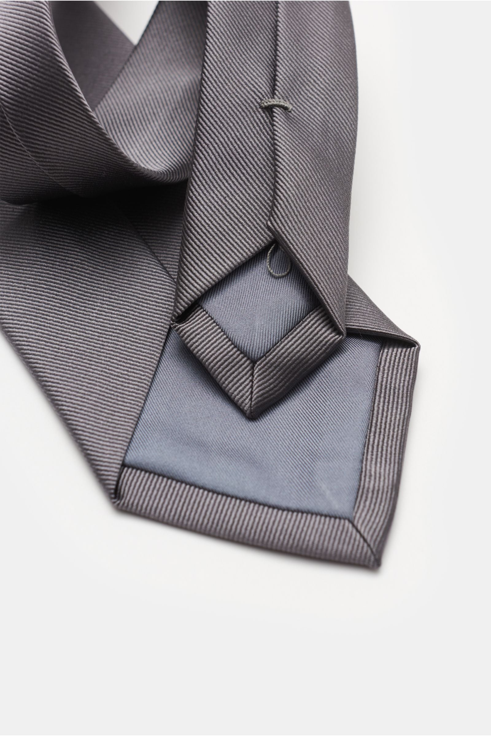 Bigi Silk tie 'Senna' - Grey