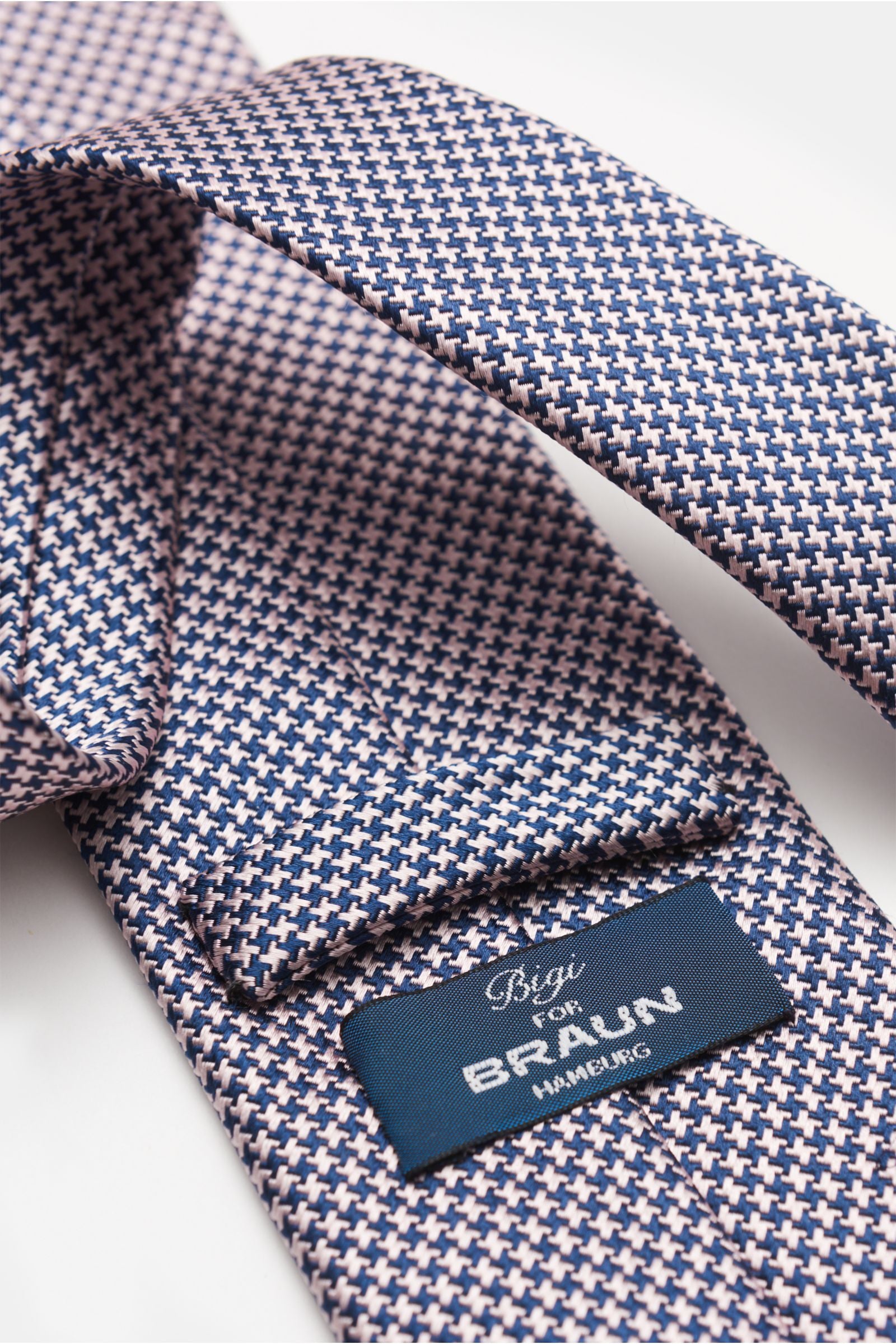 Bigi Silk tie 'Taro' - patterned